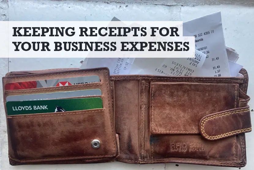 do you need to keep receipts for business expenses