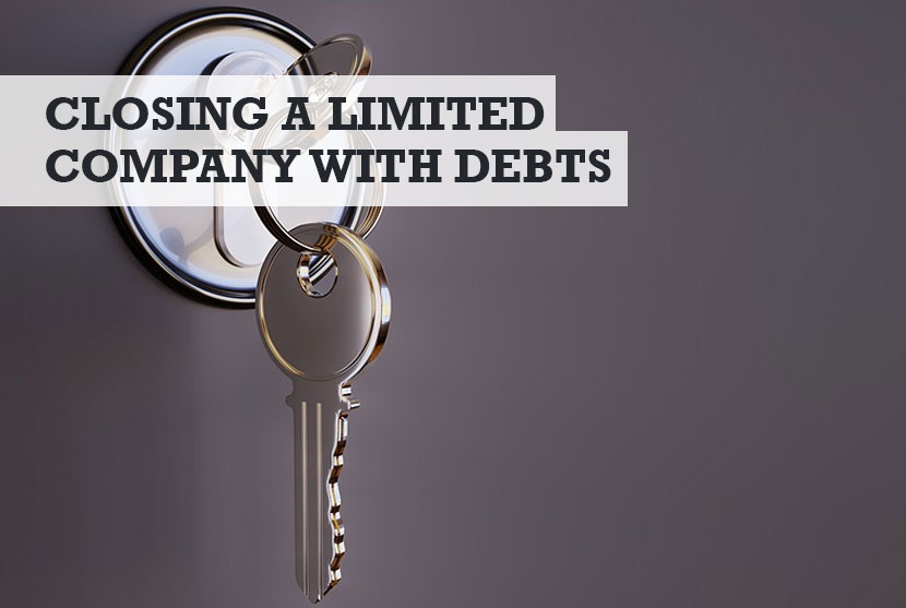 closing limited company with debts