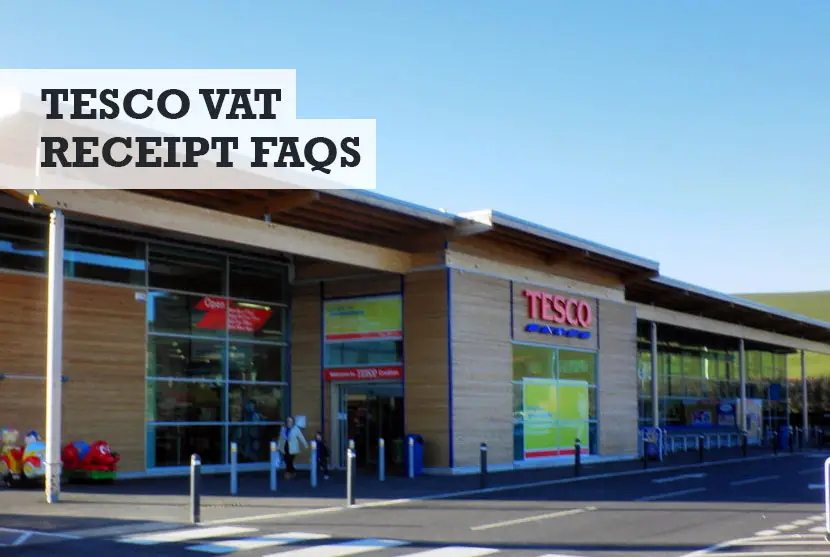 tesco vat receipt