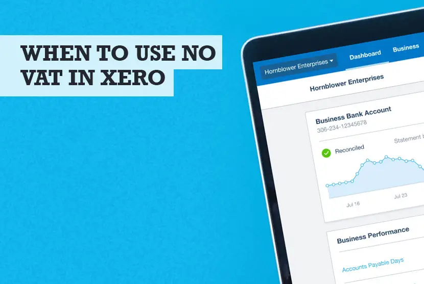 When to Use No VAT in Xero